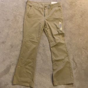 American Eagle size 16 kick boot khaki pants